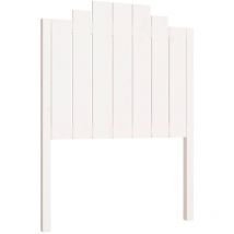 Cabecero de cama madera maciza de pino blanco 81x4x110 cm vidaXL