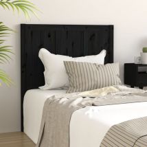 SKM - Furniture Limited - Cabecero de cama madera maciza de pino negro