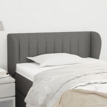 Maison Chic - Furniture Limited - Cabecero de tela gris oscuro 83x23x78/88 cm