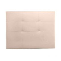 Relax - Cabecero de cama Tokio tapizado en polipiel Beige - Cama de 150