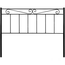 Cama Express - Cabecero de Forja Mod.58 Acabado Color Negro para Cama de 150 cm.