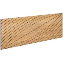 Box Furniture - Cabecero Hoja 150x60cm en madera maciza de pino acabado vintage estilo industrial