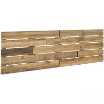 Box Furniture - Cabecero Pallet eco 181x60cm en madera maciza de pino acabado vintage estilo industrial