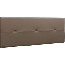 Cabecero Prado 3 Botones Polipiel 160x55x4cm Chocolate