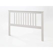Cabecero Tabac pino macizo para cama en acabado blanco translucido 100 cm(alto)147 cm(ancho)