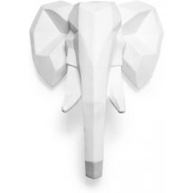 Cabeza de elefante origami Resina
