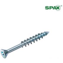 Spax - Caja de: 200 Uds. Tornillo Abc m Zincado Cabeza Plana 4,5X50