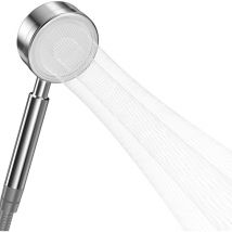 Dpzo - Cabezal de ducha de alta presión de acero inoxidable 304, ahorrador de agua, fácil instalación (rociado desde la cintura)
