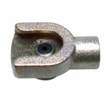 Cabeza de gancho para engrase hexagonal de latón – Conexión frontal – Rosca hembra 10x1