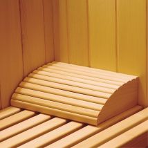 Harvia - Reposacabezas 30 x 20.5 x 75cm france sauna - para Sauna Cómodo Reposacabezas Ergonómico de Madera para Sauna - sn-ac-tetete