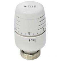 Ivar - Cabezal Termostático con Mando y Sensor de Expansión de Líquido Incorporado