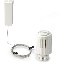 Cabezal termostático con sensor de líquido a distancia. Regulación a distancia Giacomini R463X 2 m