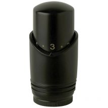 Arteclima - Cabezal termostático negro mate con sensor incorporado 31012NO Negro mate