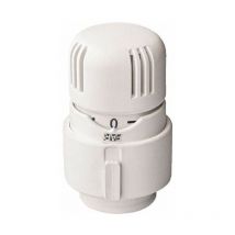 Far Rubinetterie - Cabezal termostático para válvulas termostáticas negro mate Far 1821 Blanco mate