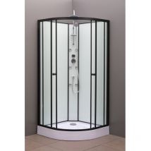 Cabine 1/4 de rond INDUSTRY ROUND 2.0 - 90cm