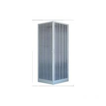 Kasart - Cabine de douche avec deux portes en pvc blanc fermant 90 cm 80 x 80 h 185