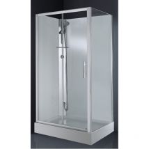 Alutrade - Cabine de douche carat 120x80 cm Thermostatique - Version Gauche