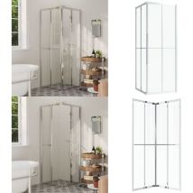 Vidaxl - Cabine de douche esg 70x70x180 cm - cabine de douche - cabines de douche - Home & Living