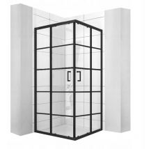 REA - cabine de douche delta 90X90 black