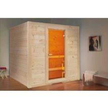Cabine De Sauna Basic Massiv Large De Sentiotec 195x187 Cm