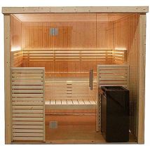 Cabine de sauna Harvia 206 x 160,8 x 202 cm 2 ou 3 personnes poêle à sauna fournis