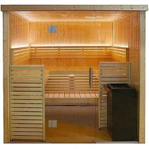 Cabine de sauna Harvia 206 x 203,3 x 202 cm 3 ou 4 personnes poêle à sauna fournis