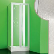 Parois cabine de douche avec ouverture pliante en acrylique mod. Saturno h 190 cm 70X90 cm
