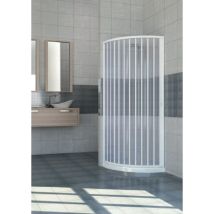 Idralite - Parois Cabine De Douche En Pvc H 185 Cm Mod. Scorpione 80x80 Ouverture Latérale