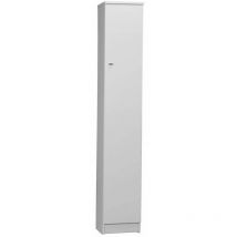 Cabinet blanc lacc. 1a cm.31x34x183h 313tl