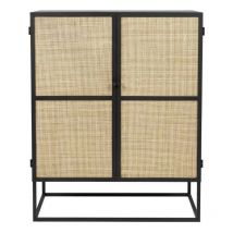 Boite A Design - Buffet et Bahut, Cabinet deux portes Guuji Rotin en Wood