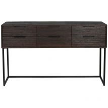 Buffet et Bahut, Cabinet meuble Webster l - Meuble Polyvalent Marron en Wood Boite A Design