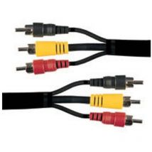Adnauto - Cable 3x rca Audio Video Male vers Male 3m