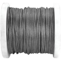 Chaubeyre - Câble âme métallique type Aviation 7x7 pvc 2/3mm galvanisé 153mm 8123031