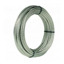 Câble acier galvanisé levage Godet câble: 11 mm - Construction: 6 x 19 at - Charge de rupture mini: 65.80 kN