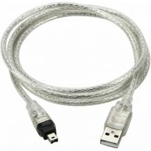 Ibuyke - Cable adaptador usb macho a FireWire ieee 1394. Cable iLink de 4 pines macho para dv Sony DCR-TRV75E