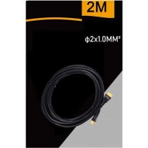 Trade Shop Traesio - Trade Shop - Cavo Prolunga 2 Metri Per Faro Faretto Solare Connettore Di Giunzione Ip65 Cv-2m -