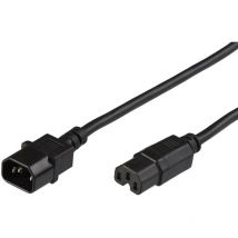 PE011420 cable de transmisión Negro 2 m C14 acoplador C15 acoplador - Microconnect