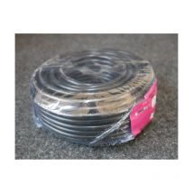 Cable antenne coaxial 17PATC (bobine de 25m) noir double blindage exterieur class a