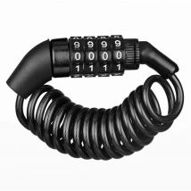 Câble Antivol max.150 cm Antivol Casque Antivol Cadenas à Combinaison avec Code à 4 Chiffres Antivol Vélo Ski Snowboard Ternel