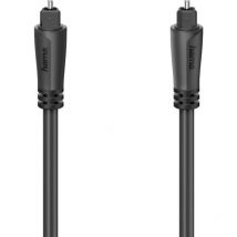 Câble de raccordement Hama 00205134 Toslink audio [1x Toslink mâle (odt) - 1x Toslink mâle (odt)] 1.5 m noir