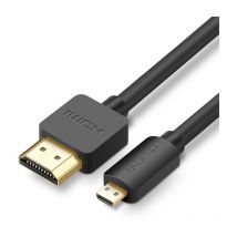 Cable Audio Vídeo microHDMI - hdmi 2.0 1m negro