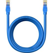 Câble câble réseau Ethernet Cat 6 RJ-45 1000Mb/s paire torsadée 3m bleu
