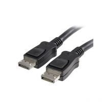 Com Câble certifié DisplayPort 1.2 de 2 m avec verrouillage - Cordon dp vers dp - m/m - DisplayPort 4K - 2 m - DisplayPort - DisplayPort - Mâle