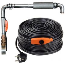 Câble chauffant - 12 m - 192 w - avec thermostat antigel