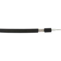 Voka Kabelwerk - 300902-01-100 Câble Coaxial Ø Extérieur: 5.40 Mm Rg58 C/u 50 Ω Noir 100 M