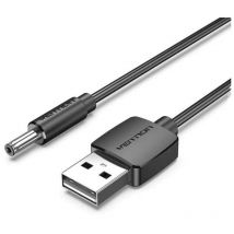 Vention Cable Conversor USB CEXBF/ USB Macho - Jack 3.5 Macho/ 1m/ Negro