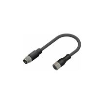 Rs Pro - Câble d'actionneur 4 conducteurs , M12 Femelle vers M12 Mâle, 10m ( Prix pour 1 )