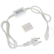 Câble D'Alimentation Avec Redresseur Blanc 1,5m 230v Ip67 Lotti