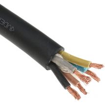Rs Pro - Câble d'alimentation 5G4 mm², gaine cpe Noir, 50m ( Prix pour Bobine de 50 Mètres )