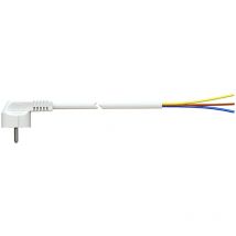 Solera - Câble con schuko plug 1.5m 3x1.5mm 4.8mm 16a 250v t/tl blanc. 7000/1,5